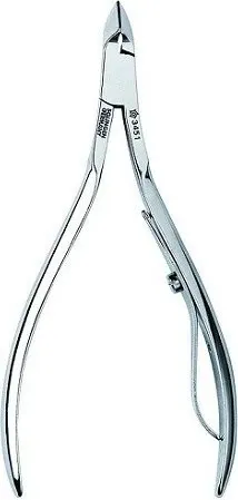 Pfeilring Hautzangen Hautzange, lange Schneide, vernickelt 9,5 cm