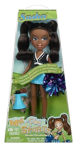 Produktbild Bratz Play Sportz Sasha (Cheerleading) – Modepuppe mit Accessoires