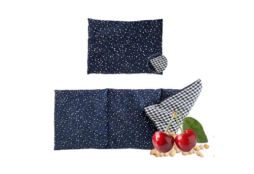 Dr. Berger Kirschkernkissen Set – Entspannung für Schultern, Rücken und Nacken - Wärmekissen Set (50x20 & 30x20 cm) zur Linderung von Verspannungen, ideal für Mikrowelle und Backofen – perfekt für entspannende Wärmebehandlungen.