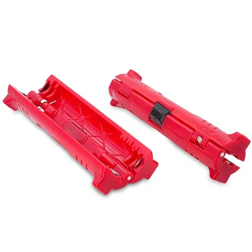 BIGtec Abisolierwerkzeug Entmantler Abisolierer Kabelentmanteler Kabelabisolierer universal für Koax SAT TV Kabel Koaxialkabel Antennenkabel Abisoliermesser Cable Stripper Coax
