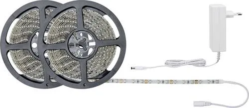 Paulmann 78977 LED Stripe SimpLED Komplettset - 10 m Lichtstreifen, 22W Tageslichtweiß 6500K, fördert die Konzentration und einfache Montage