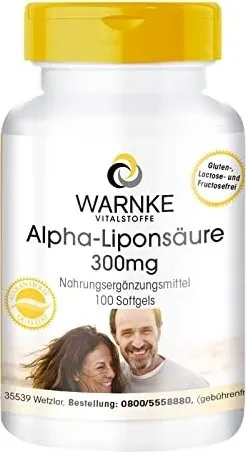 Warnke Vitalstoffe ALPHA LIPONSÄURE 300 mg Kapseln