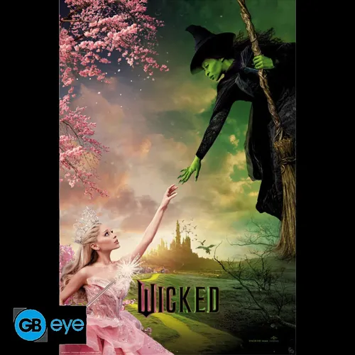 Poster 91,5 x 61 cm Wicked - Elphaba & Glinda