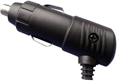 TRU Components 12V Kfz-Steckverbinder Passend für (Details) Zigarettenanzünder Stecker gewinkelt