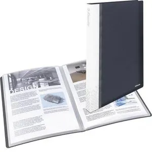 Esselte Sichtbuch 623988, Vivida, aus PP, A4, mit 40 Hüllen, schwarz