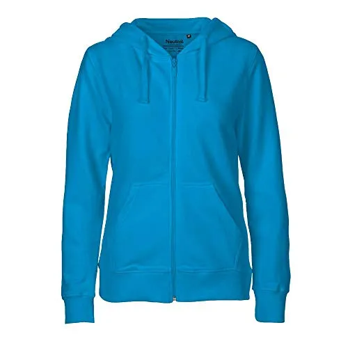 Neutral Ladies Zip Hoodie, Größe:S, Farbe:Sapphire