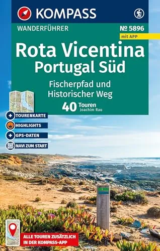Produktbild KOMPASS Wanderführer Rota Vicentina, Portugal Süd
