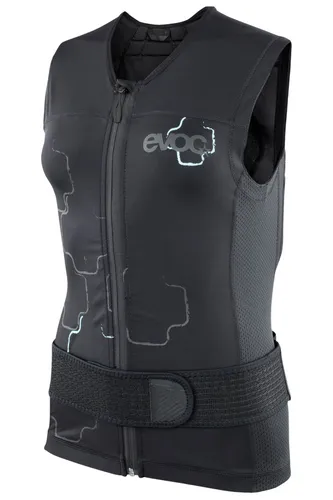 Evoc Protector Lite Rückenprotektor black Gr. L - Protektoren für Damen, bietet zuverlässigen Wirbelsäulenschutz mit herausnehmbarem Liteshield Plus Back Protector und flexiblem, höhenverstellbarem Gurt für optimalen Sitz.