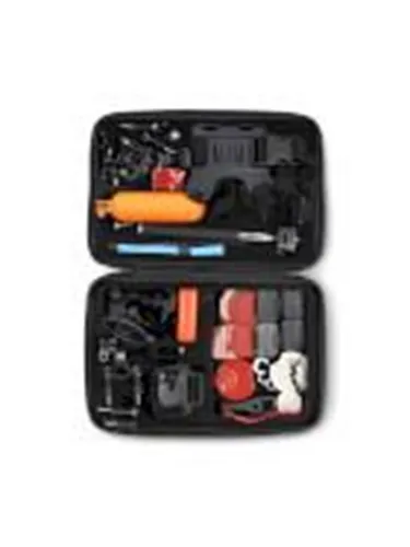 Nedis Action Cam Mount 41 in 1 | Schwarz - 41-teiliges Zubehörset für Actionkameras, ideal für Sportler und Abenteurer. Praktische Tasche für sicheren Transport und Lagerung, kompatibel mit Nedis und anderen Marken wie GoPro.