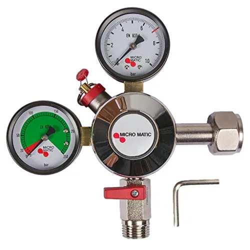 Micro Matic CO-Druckminderer für alkoholfreie Getränke Micromatic Premium Plus 7 Bar