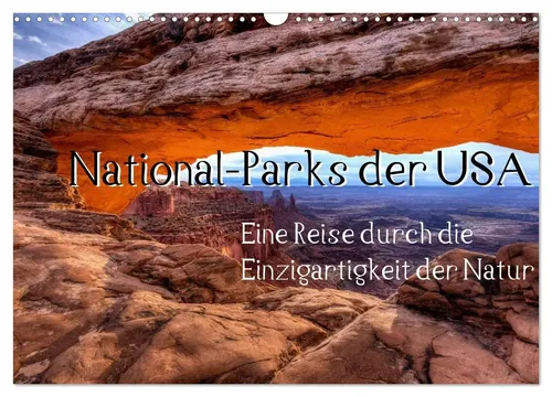 Thomas Klinder | National-Parks der USA Wandkalender 2026 - Wunderschöner Wandkalender mit 14 Seiten, der die beeindruckenden Nationalparks der USA zeigt. Ideal für Reisefans und Naturliebhaber – ein Blickfang für jedes Zuhause!