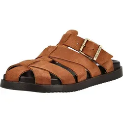 STEVE MADDEN Pantoletten aus Leder in Braun – Größe 41 - Elegante Pantoletten in Cognac, ideal für den Alltag. Mit komfortablem Blockabsatz und hochwertigem Lederobermaterial für stilvolle Ausstrahlung.