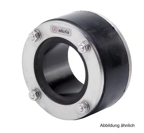 Aduxa Wasserrohr ADUXA Ringraumdichtung V2A DN100 - Edelstahl-Ringraumdichtung für drückendes Wasser, gasdicht und wartungsfrei. Ideal zur Abdichtung von Medienrohren in Wänden und Decken, geprüft auf Radondichtheit.