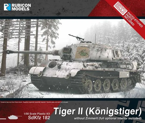 Rubicon Models Sd.Kfz. 182 Tiger II without Zimmerit (Königstiger) 1/56 28mm GER