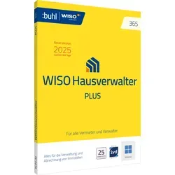 WISO Hausverwalter 365 Plus für 25 Wohneinheiten