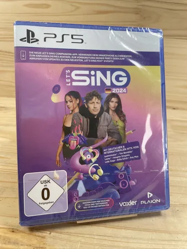 Sony PS5 Spiel • Lets Sing 2024 • mit deutschen Hits • Playstation #B26