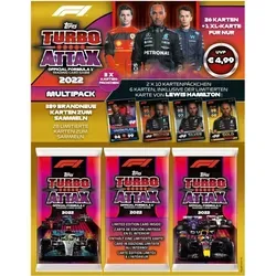 Topps - Turbo Attax Formel 1 2022 - 1 Multipack (zufällige Auswahl)