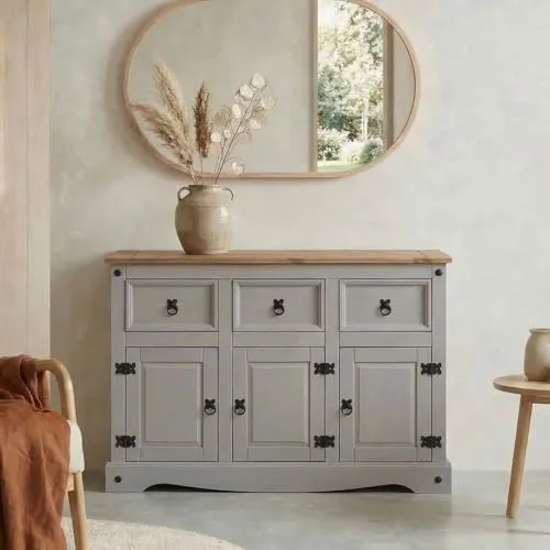 CARO-Möbel Sideboard RAMON, Kiefer massiv von CARO-Möbel
