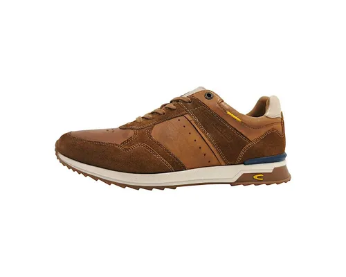 Camel Active Herrenschuhe Schnürschuhe Braun - Freizeit Sneaker in Größe 40 - Hochwertige braune Leder-Sneaker mit perfekter Passform dank Schnürung. Ideal für Freizeit und Alltag, kombiniert zeitloses Design mit erstklassigen Materialien.