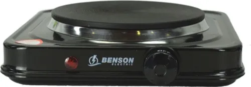 Kochplatte elektrisch Ø 15,5 cm Kochfeld schwarz mit einstellbarem Thermostat