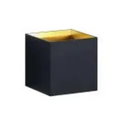 Trio Leuchten LED Wandleuchte Louis - Stilvolle Wandleuchte aus schwarzem Metall mit goldfarbiger Innenseite, energiesparende 4,3 Watt LED für warmweißes Licht und eine Lebensdauer von bis zu 50.000 Stunden – ideal für gemütliche Räume.