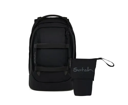 Satch Schulrucksack-Set PACK Blackjack 2-teilig, ideal für die 5. Klasse