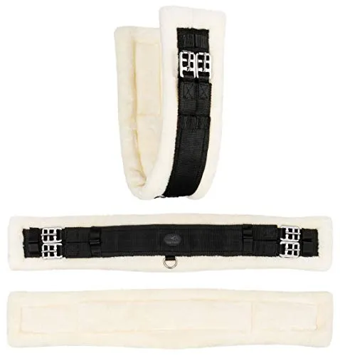 Equinate Kurzgurt Winslow mit synthetischem Lammfell 40cm von Equinate