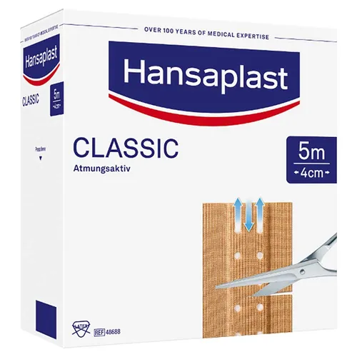 Hansaplast Classic Wundpflaster 4 cm x 5 m, 1 Stück von Beiersdorf