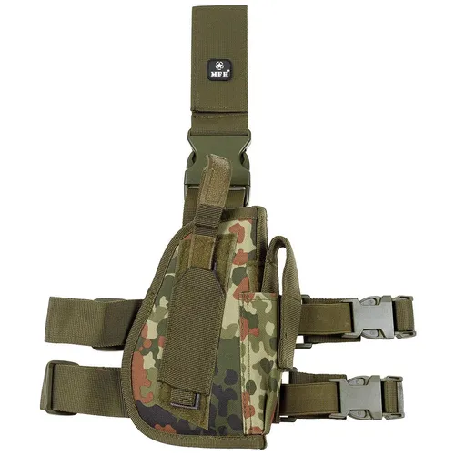 Pistolenbeinholster Rechts Airsoft Military Army BW Flecktarn