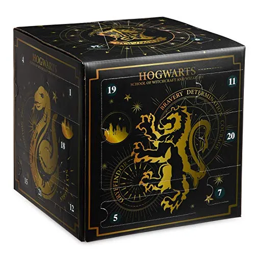 Harry Potter Adventskalender 2025 - Cube Advent Calendar mit 24 Überraschungen - Spielzeug-Adventskalender mit 24 magischen Accessoires für Harry Potter Fans. Ideal für Mädchen, die Schmuck und Schreibwaren lieben. Perfekt, um die Vorfreude auf Weihnachten zu steigern!