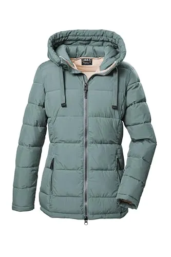 G.I.G.A. DX Damen Steppjacke mit Kapuze GW 68 WMN QLTD JCKT - Wasserabweisende Damenjacke in Daunenoptik mit winddichtem 2-Wege-Reißverschluss und regulierbarer Kapuze. Ideal für kühle Tage, mit praktischen verschließbaren Taschen und umweltfreundlicher Imprägnierung.