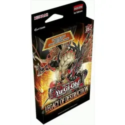 Legacy of Destruction Tuckbox 3er Pack Booster - 1. Auflage Yu-Gi-Oh! EN, 100 neue Karten inklusive 10 Secret Rares für Sammler und Spieler