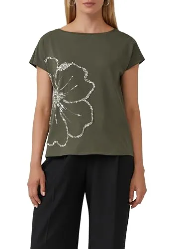 s.Oliver T-Shirt im Relaxed Fit mit Pailletten-Applikation
