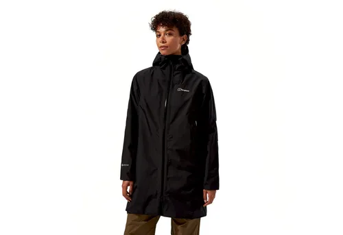 Berghaus W Ashberry GTX Jacke schwarz (BP6) 16 - Die wasserfeste Ashberry Gore-Tex Damenjacke von Berghaus bietet optimalen Schutz gegen Regen und ist ideal für Reisen sowie den Alltag. Mit verstellbarer Kapuze und hervorragender Belüftung bleibt sie stets angenehm zu tragen.
