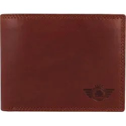 Greenburry Geldbörse Vintage, Leder mit RFID-Schutz - Elegante Herrengeldbörse aus feinem Leder mit RFID-Schutz, ideal für sicheres Verstauen von Kreditkarten, Münzen und Ausweisen. Perfekt für stilbewusste Männer!