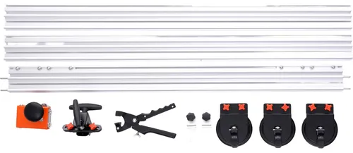 KRAFT&DELE | Fliesenschneider 3200mm, Maximale Schneideplattendicke 120mm, Geeignet für Keramikfliesen/Keramik/Steinplatten, Fliesenschneidmaschine inklusive Saugnapf, Manueller Schneidemaschine