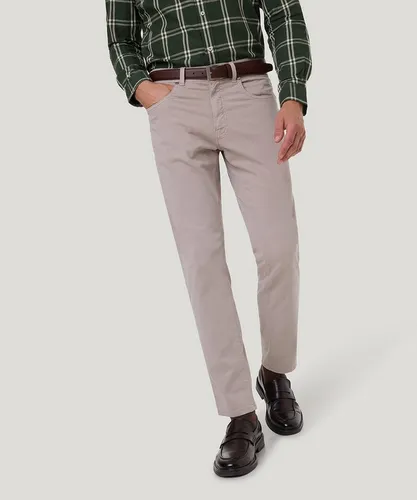 Pierre Cardin 5-Pocket-Hose PC-Lyon braun 33 - Herren-Stoffhose in vintage khaki, modern fit mit elastischem und pflegeleichtem Material für optimalen Tragekomfort. Perfekt für den casual Look!