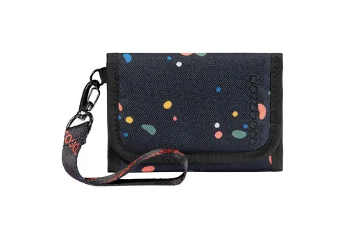 Coocazoo Geldbörse Sprinkled Candy - Stylisches Portemonnaie mit 2 Sichtfenstern, ideal für Kinder und umweltfreundlich aus recyceltem Polyester