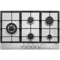 Glem Gas GT85THIX 75 cm Gaskochfeld Edelstahl integriert