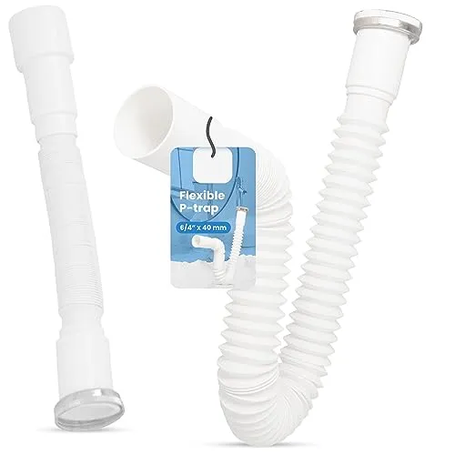 Flexibler Waschbecken Abfall Rohrfalle (Röhrensiphon 5/4x40mm)