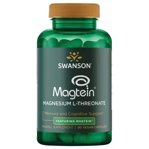 Magnesium-L-Threonat 90 vegane Kapseln Swanson Health Products