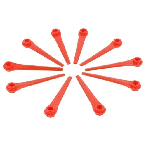 vhbw 10x Ersatz-Messer kompatibel mit Gardena AccuCut 2417-20, 2417 Rasentrimmer