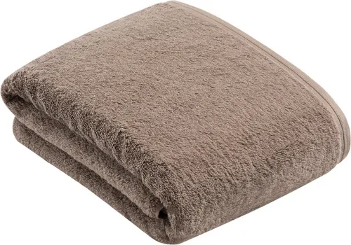 Vossen Vegan Life Badetuch 100 x 150 cm pepplestone in grau von Vossen
