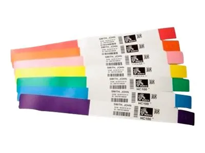 Z-BAND DIRECT ADULT 25X279MM - Z-Band Direct, selbstklebende Armbänder für Erwachsene, ideal für Veranstaltungen mit 200 Armbändern pro Cartridge, einfach zu handhaben und sicher.