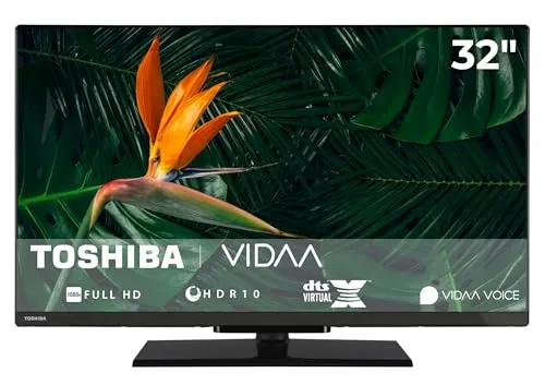 Toshiba 32 Zoll Smart TV VIDAA Full HD mit HDR in schwarz von Toshiba