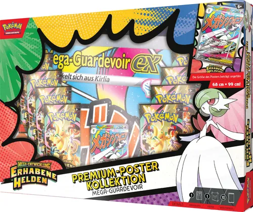 Pokémon Premium-Poster-Kollektion Mega-Entwicklung – Erhabene Helden: Mega-Guardevoir