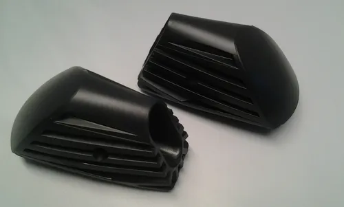 1Paar Traversenfußkappen quer Leiternfüße oval HAILO Tatzenfuß 50x25mm   9599914