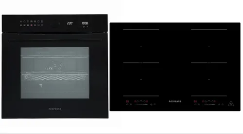 Respekta Induktions Herdset 77cm mit Pyrolyse