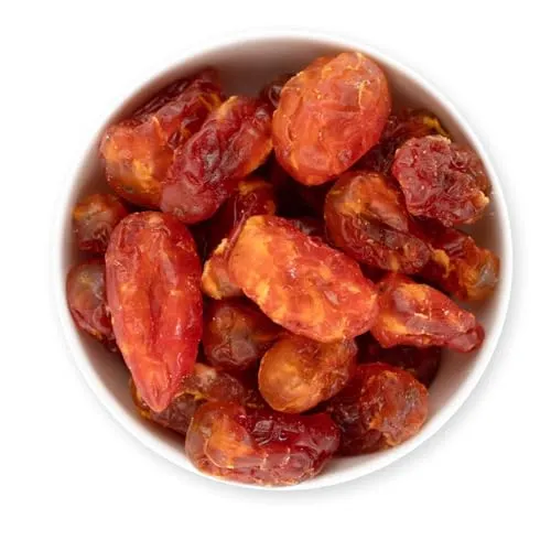 Frucht kandierte Tomaten 250 g I Trockenfrüchte als Snack oder Gebäckzusatz I trockene Tomaten liefern Beta Carotin I Tomaten getrocknet und kandiert in Premium Qualität 250g 1001