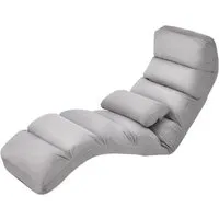 COSTWAY Bodenstuhl 5-Fach einstellbar - Fernseh- & Relaxsessel mit 5-fach verstellbarer Lehne, ideal zum Entspannen, Schlafen und Lesen. Komfortable Polsterung und stabiler Stahlrahmen für langfristige Nutzung.